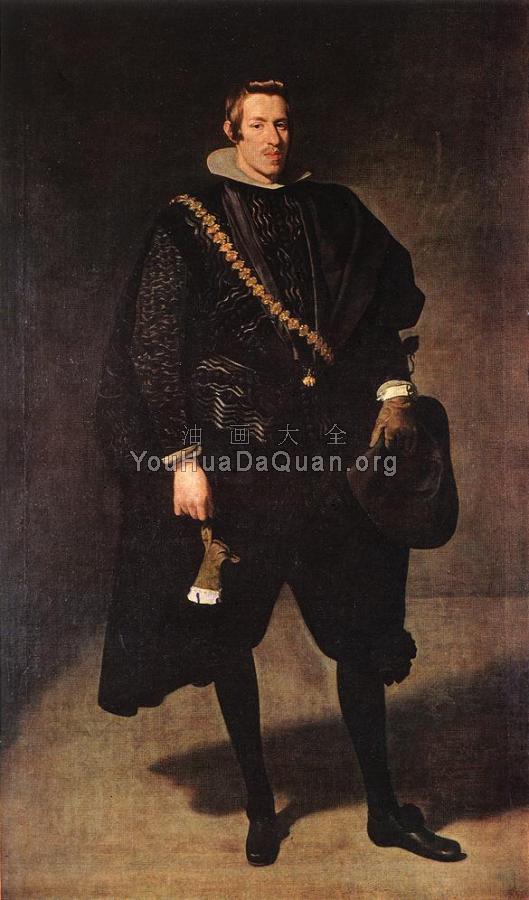 Portrait of Infante Don Carlos - 迭戈·罗德里格斯·德·席尔瓦·委拉斯贵支